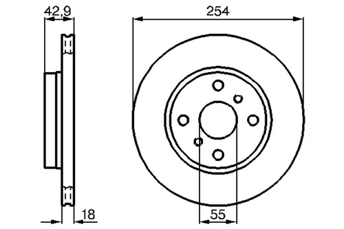 Dischi freno bosch 986 478 - freno,